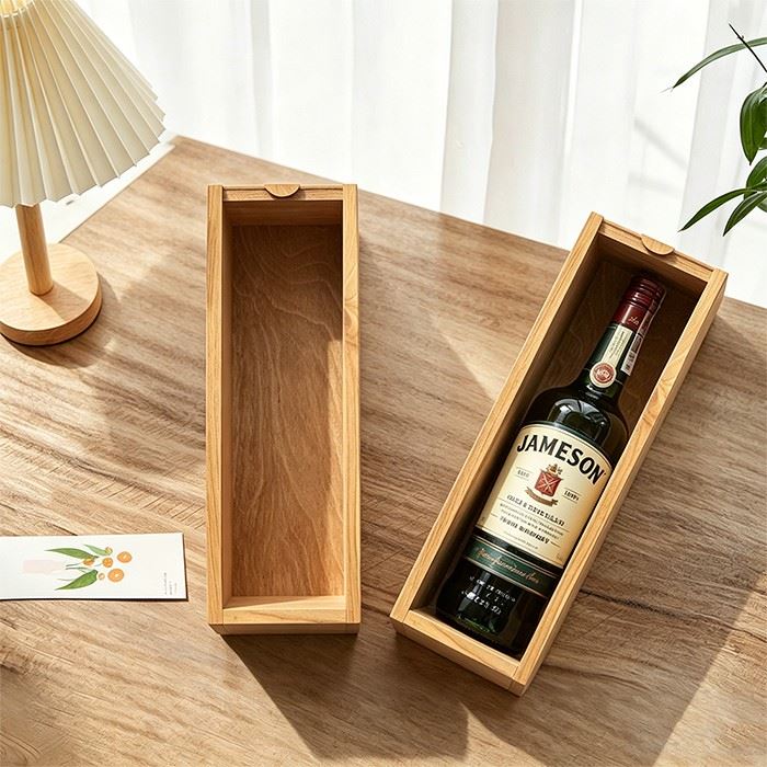Wooden wine box